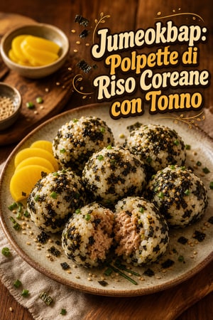 Jumeokbap: Polpette di Riso Coreane con Tonno e Alghe