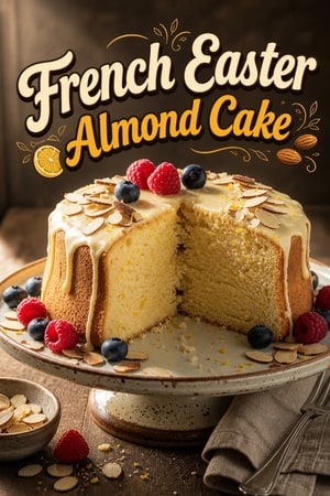 Gâteau de Pâques — Classic French Almond Lemon Cake