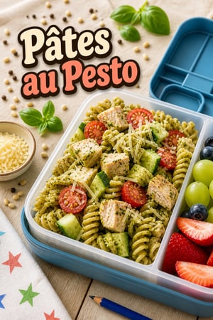 Salade de Pâtes au Poulet et Pesto Sans Gluten