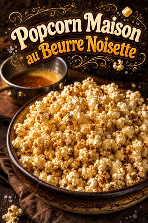 Le Popcorn Maison Parfait au Beurre Noisette
