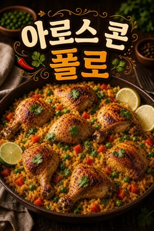 클래식 Arroz con Pollo — 한 냄비로 만드는 라틴 치킨 라이스(따뜻하고 든든한 가족식)