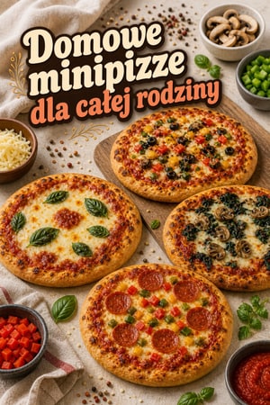 Domowe minipizze dla całej rodziny - prosty przepis