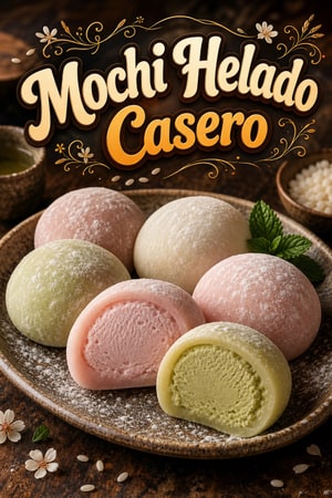 Mochi de Helado Casero: Receta Fácil con Harina de Arroz