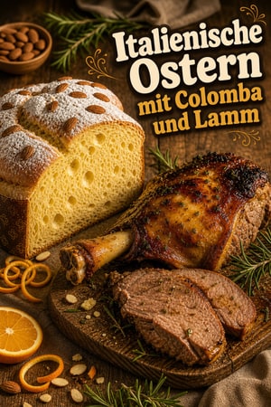 Oster-Colomba mit Kräuter-Lammkeule & Orangen-Glasur