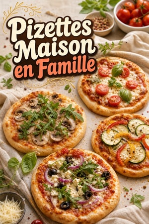 Pizettes Maison en Famille : Garnitures Fraîches et Variées
