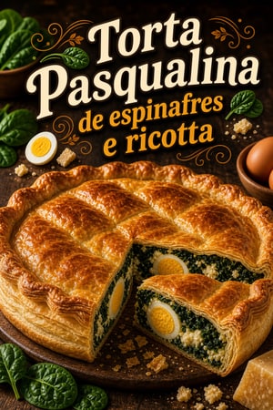 Torta Pasqualina: Torta de Espinafres e Ricotta para Páscoa