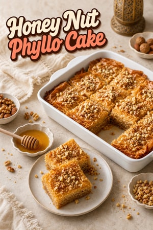Phyllo Crinkle Cake with Honey and Nuts