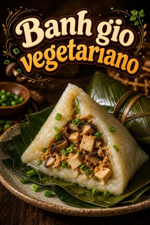 Banh gio vegetariano: ravioli di riso al vapore fatti in casa