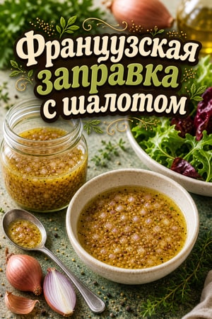 Французский винегрет с шалотом и дижонской горчицей