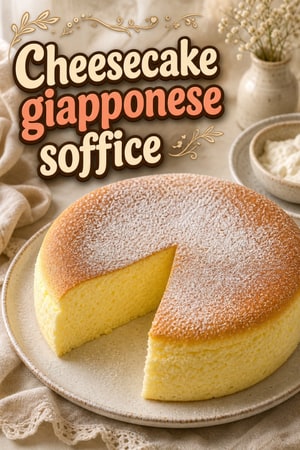 Cheesecake giapponese soffice come una nuvola (cotton)