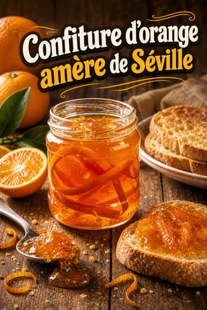 Confiture d'orange amère de Séville — petit lot maison
