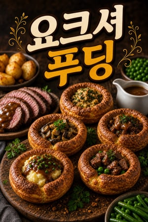 클래식 요크셔 푸딩 레시피 — 바삭한 겉과 폭신한 속의 완벽한 로스트 사이드