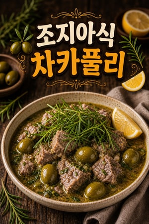 부활절에 내놓는 조지아 전통 차카풀리: 타라곤·실란트로·파슬리로 완성한 상큼한 양고기 스튜