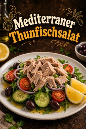 Mediterraner Thunfischsalat mit Zitrone und frischen Kräutern