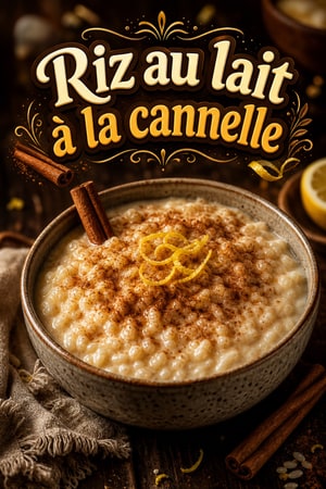 Arroz con Leche — riz au lait crémeux à la cannelle