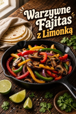 Pyszne warzywne fajitas z limonką i wędzoną papryką