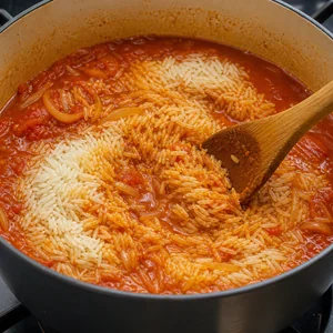 Authentic Nigerian Jollof Rice with Roasted Chicken
