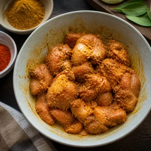 Authentic Sri Lankan Chicken Curry with Fragrant Rice