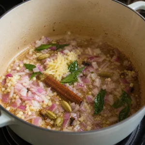 Authentic Sri Lankan Chicken Curry with Fragrant Rice