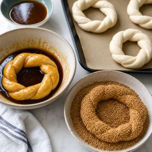 Authentic Turkish Simit (Sesame Crusted Bread Rings)