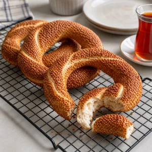 Authentic Turkish Simit (Sesame Crusted Bread Rings)