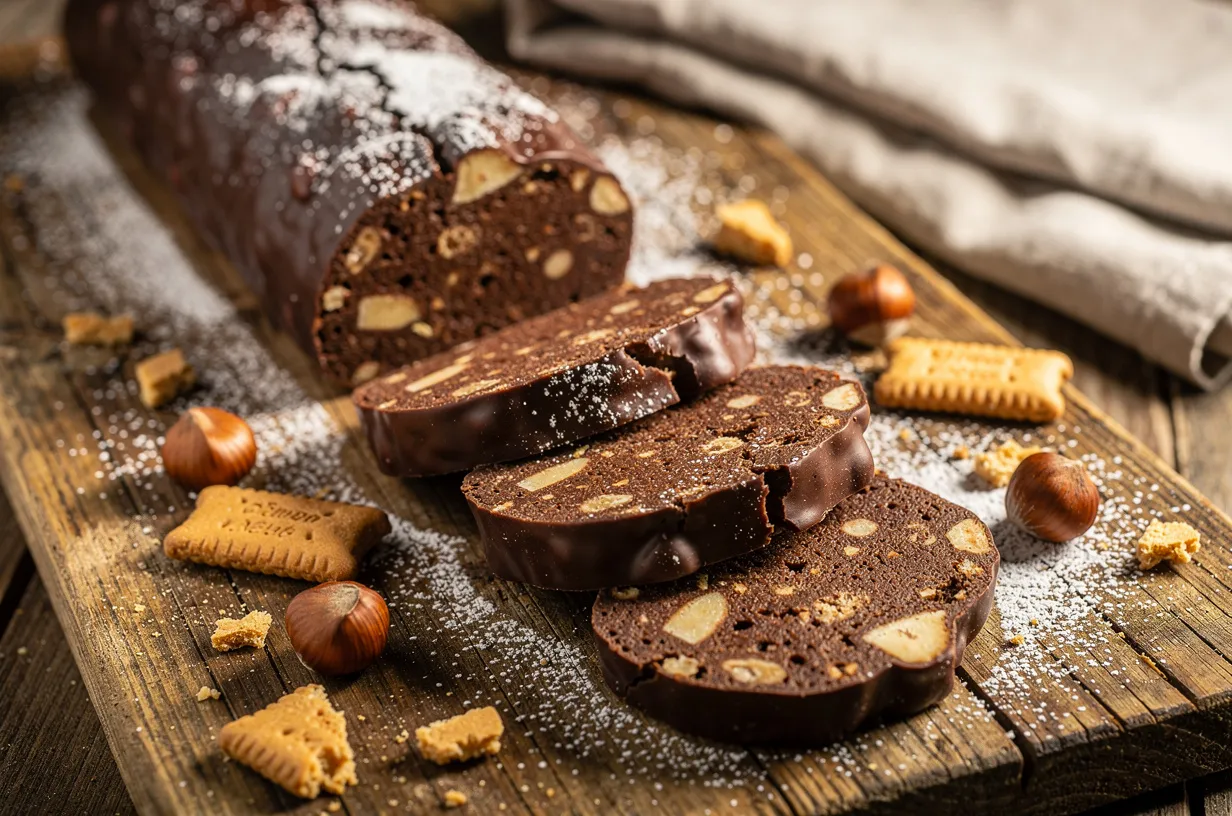 Salame al cioccolato senza cottura: ricetta facile e veloce