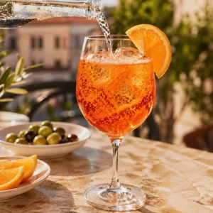 Top with a splash of soda water to add a touch of extra effervescence.