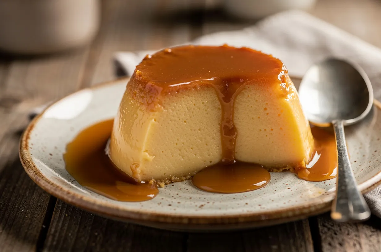 Classic Argentine Dulce de Leche Flan with Caramel