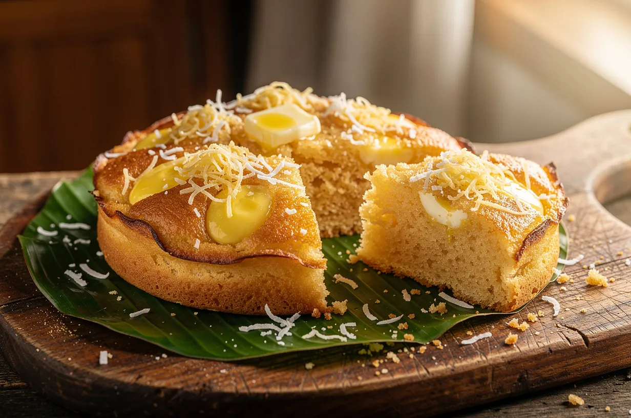 Classic Filipino Bibingka (Coconut Rice Cake) Recipe