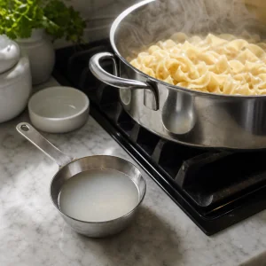 Classic Garlic Buttered Noodles with Parmesan