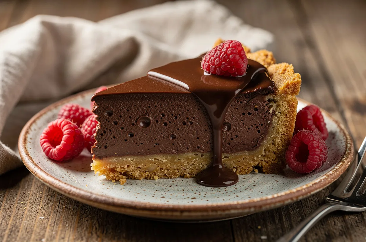 Cheesecake au chocolat décadent, keto et sans gluten