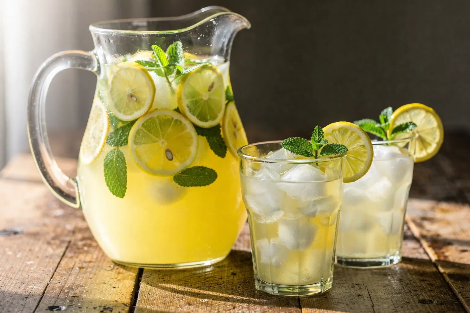 Easy Turkish Lemonade with Mint (Refreshing Limonata)