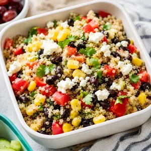 Zesty Quinoa and Black Bean School Lunch Power Bowls