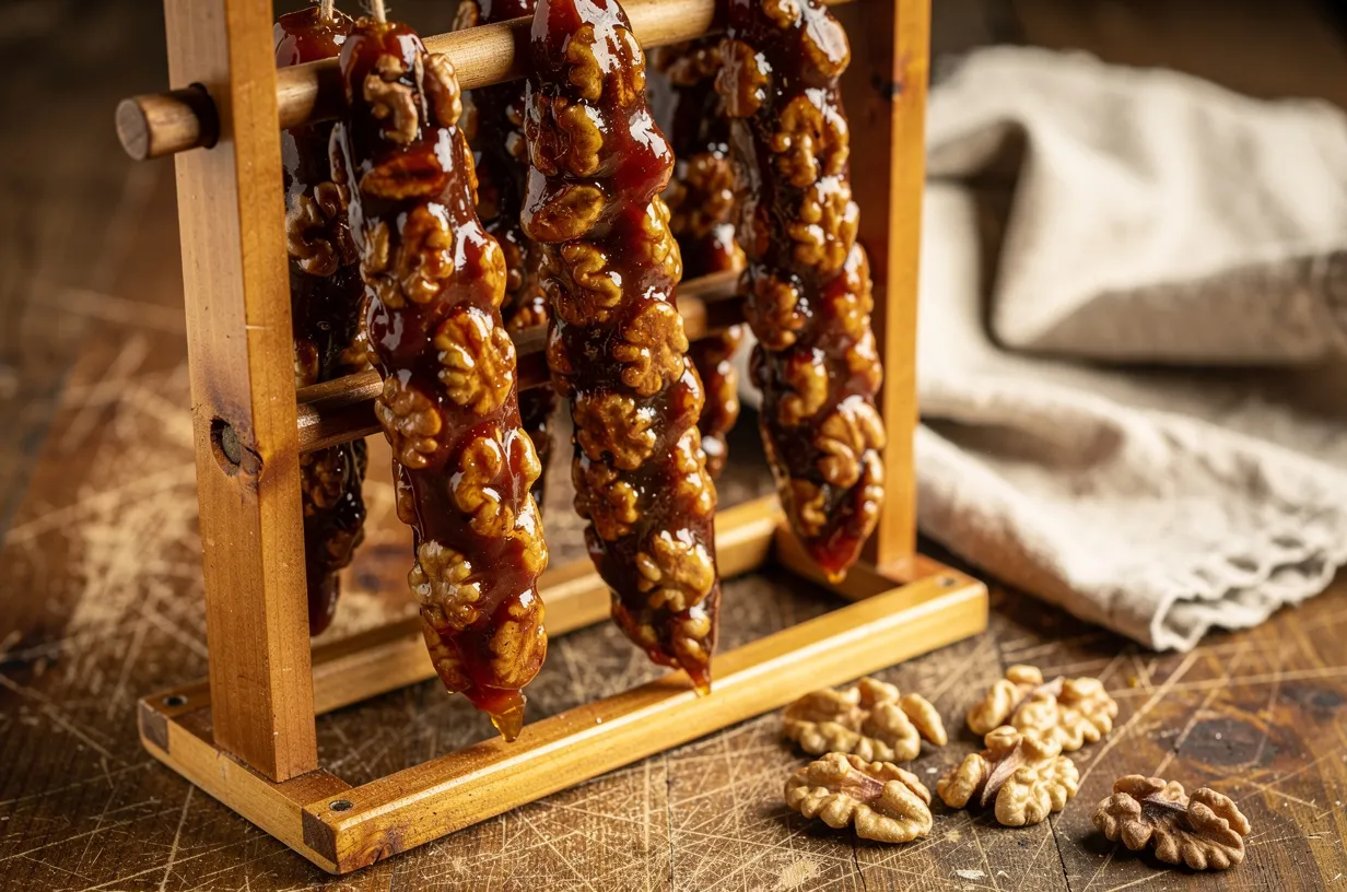 Georgian Walnut Candy Churchkhela — Traditional Treat