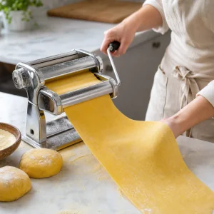 Pasta fresca stesa in sfoglie sottili