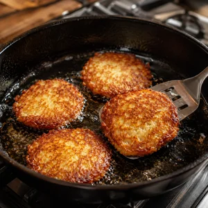 Crispy Potato Pancakes from Leftover Mashed Potatoes