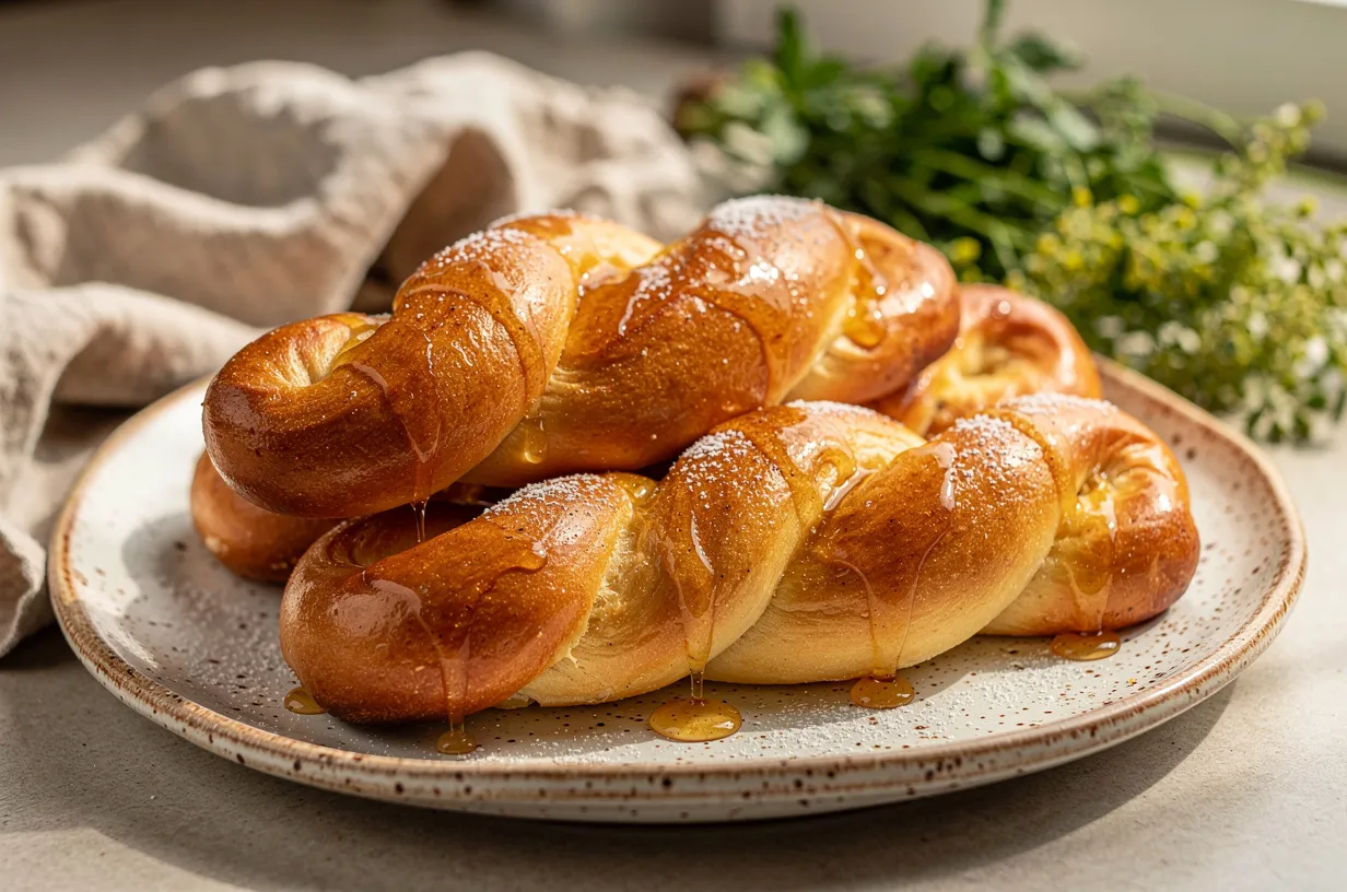 Jidáše: Czech Easter Sweet Twists with Honey