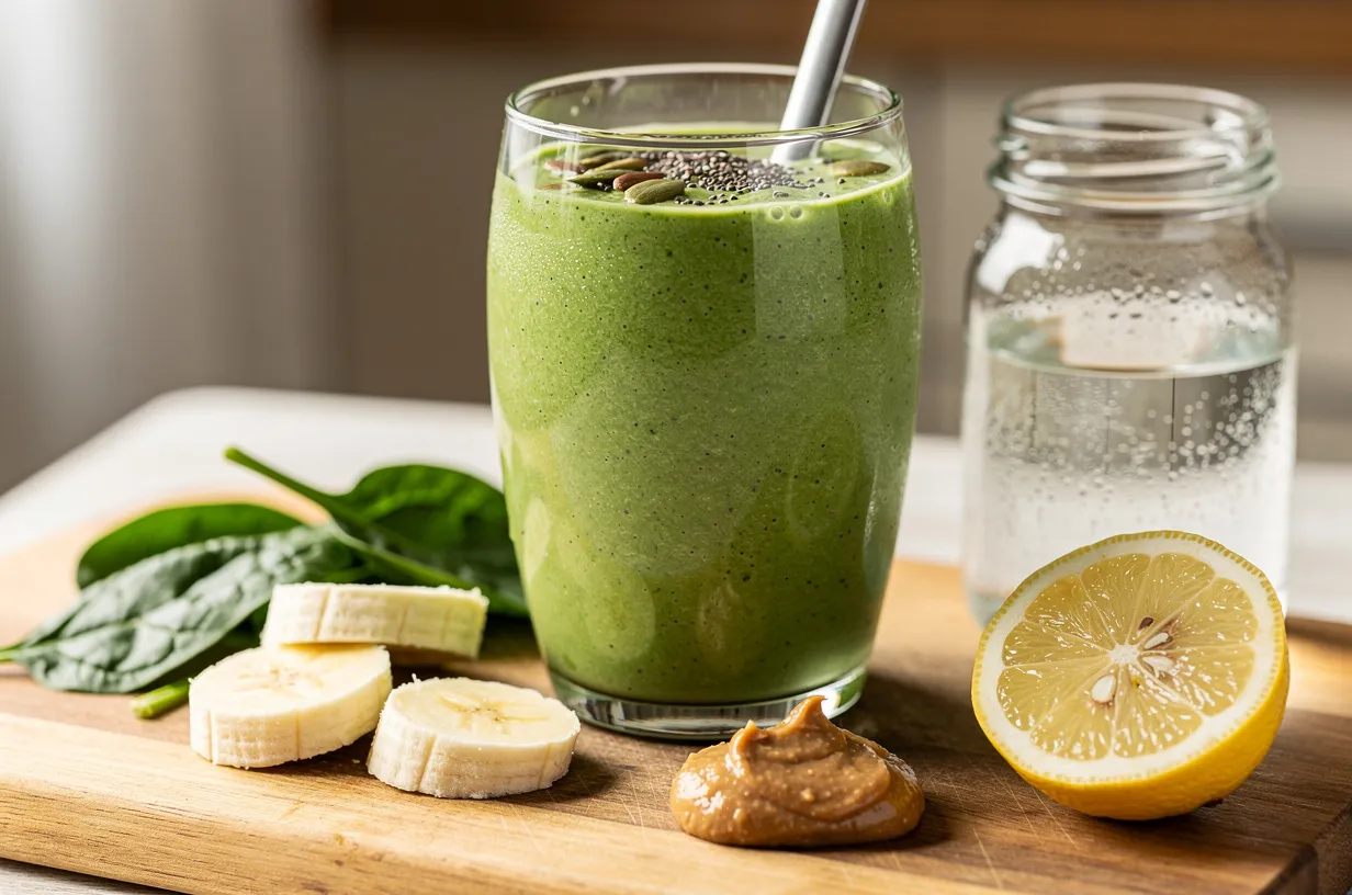 Magnesium-Rich Spinach Smoothie to Ease Migraines Daily