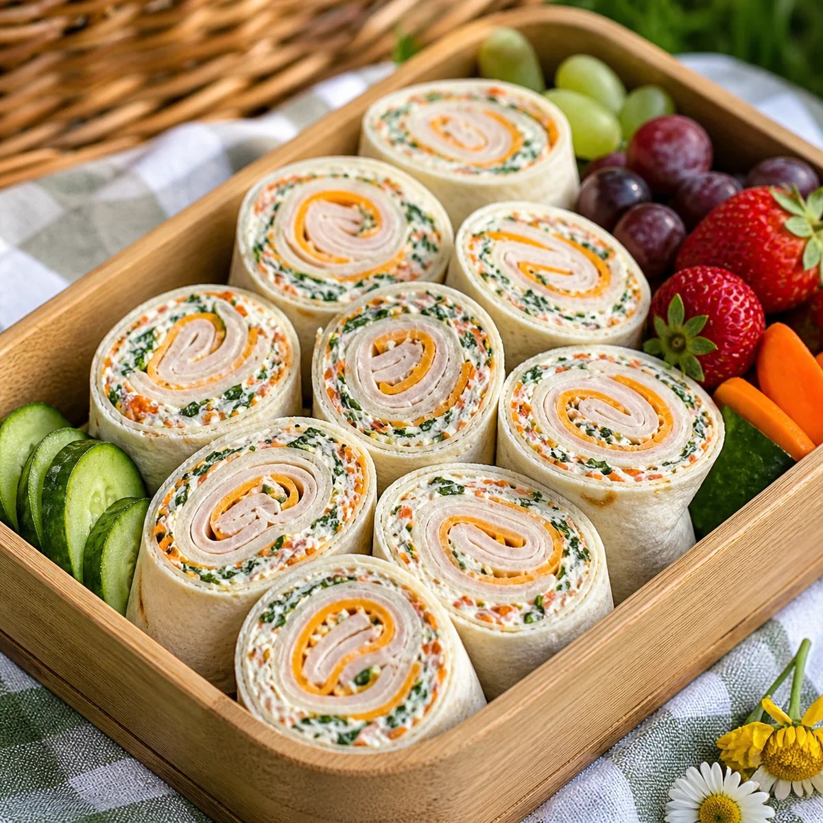 Mini Girandole di Tacchino e Formaggio con Verdure Nascoste
