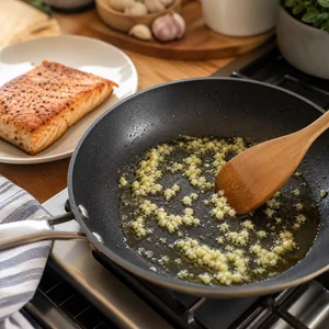 Nourishing Salmon and Quinoa Bowl with Garlicky Kale
