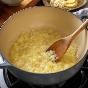 Curry Nutriente di Patate Dolci e Lenticchie con Spinaci