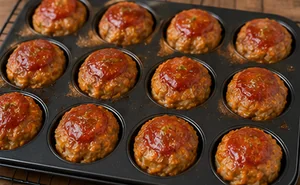 High-Protein Puten-Hackbraten-Muffins für Kinder