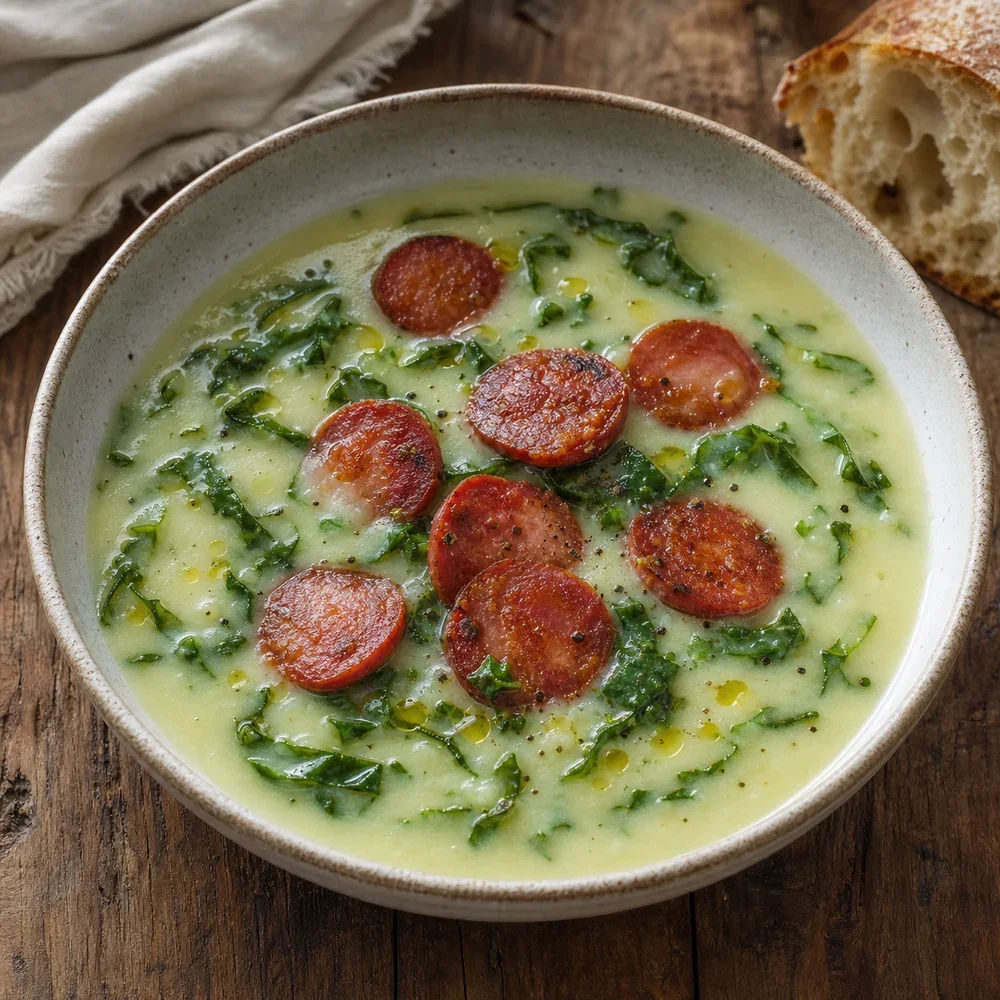 Schale Caldo verde mit Grünkohl und Chorizo