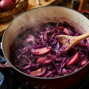 Lombarda Braseada con Manzana: Receta Dulce y Agridulce