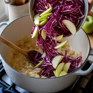 Lombarda Braseada con Manzana: Receta Dulce y Agridulce