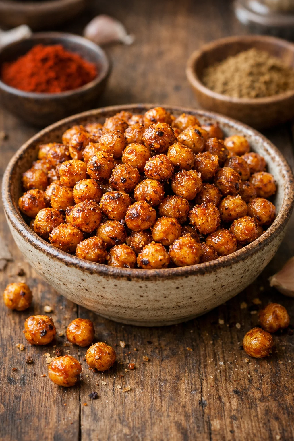 Quick & Crunchy Chickpea Snack with Spices