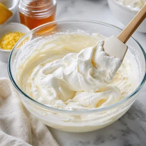 Creamed butter and brown sugar in a mixing bowl