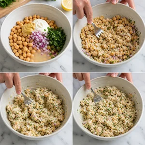 Smashed Chickpea Salad Sandwich with Fresh Avocado