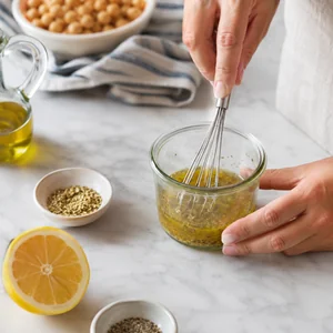Mediterranean Quinoa Salad with Chickpeas and Feta