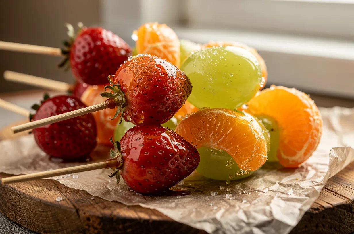 Sweet Crunch Tanghulu: Crispy Candied Fruit Skewers